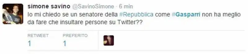 twitter tutti contro gasparri 12