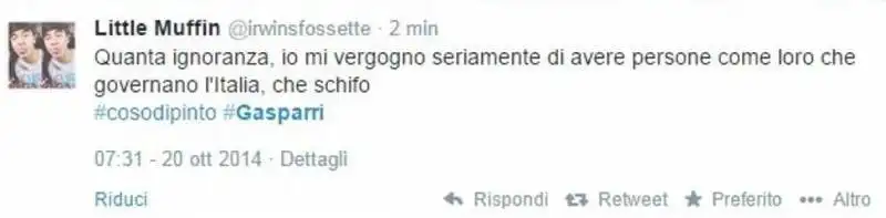 twitter tutti contro gasparri 7