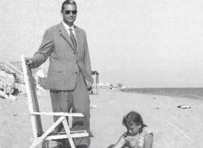 ALDO MORO CON LA FIGLIA AGNESE