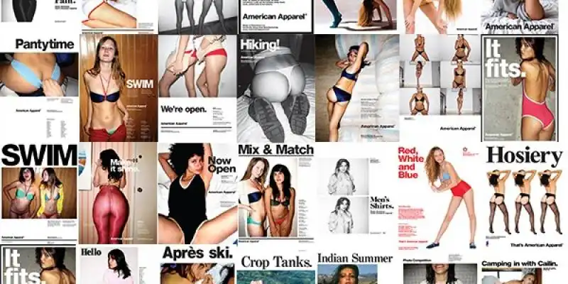 american apparel collage