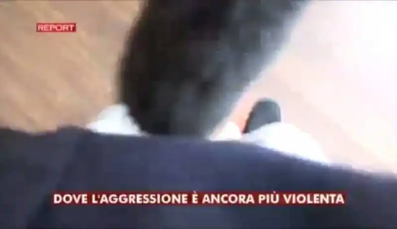 ANDREA PARDI MALMENA UN GIORNALISTA DI REPORT