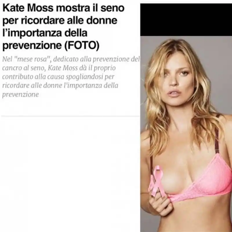 anna tatangelo twitta kate moss anti cancro