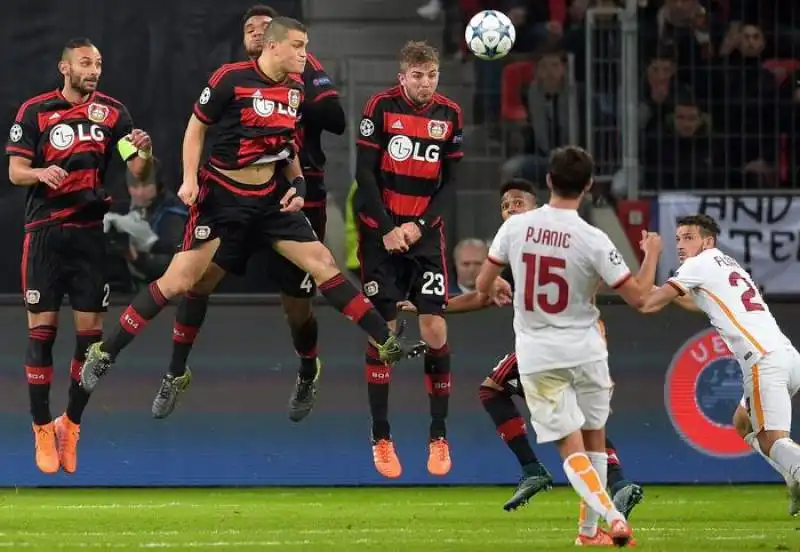 bayer leverkusen roma 4 4 1