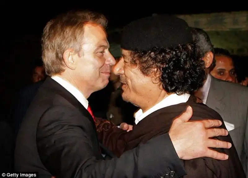 blair e gheddafi