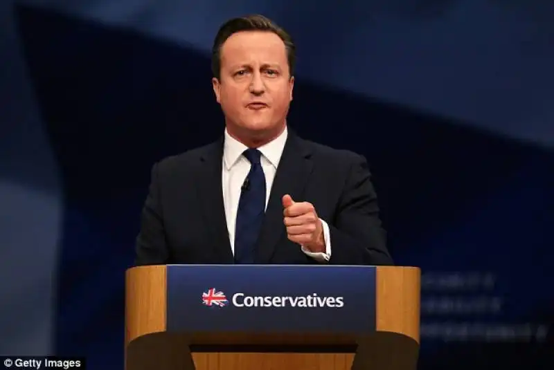 david cameron convention dei tories