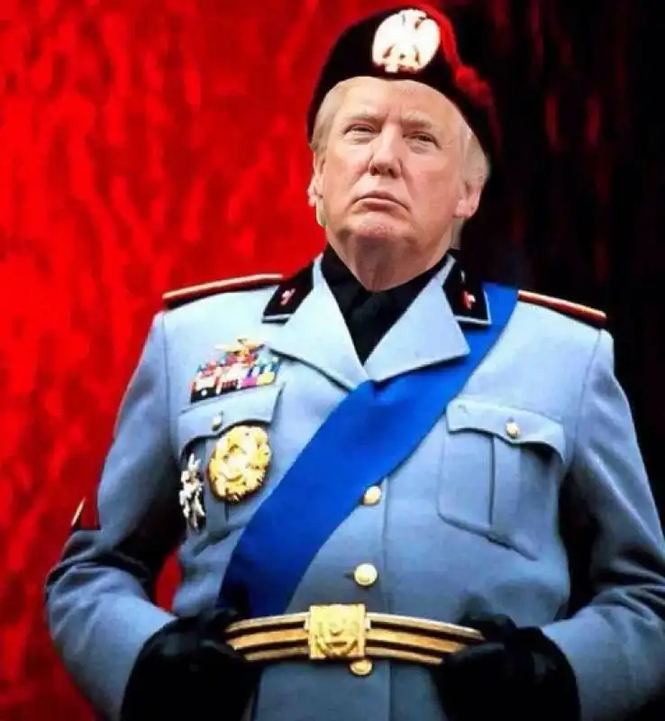 donald trump come mussolini