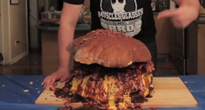 epic meal time hamburger gigante