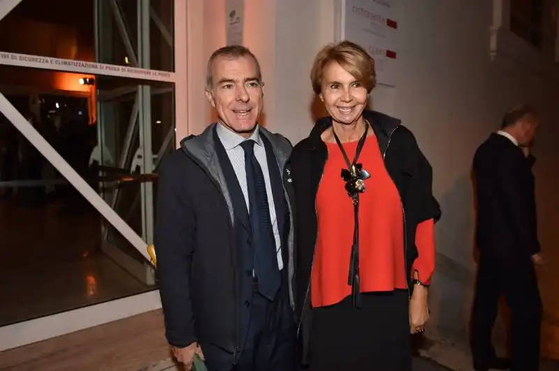 giampaolo letta con la moglie rossana invitati alla cena di gala