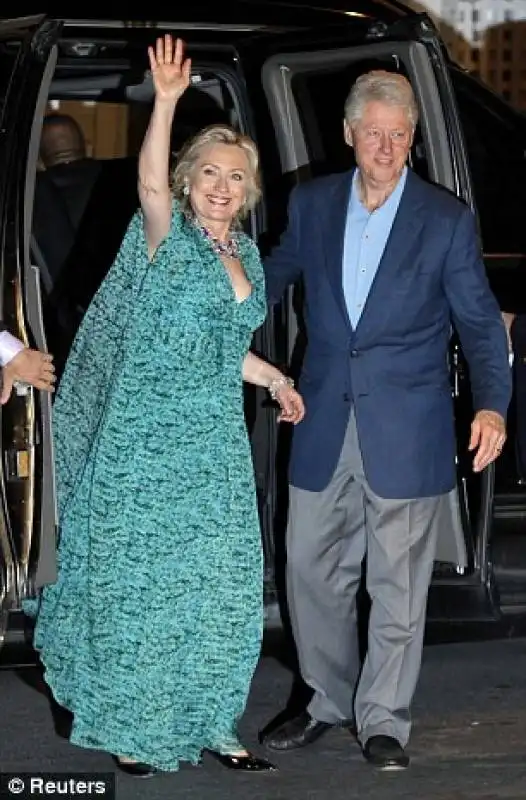 hillary con il marito bill