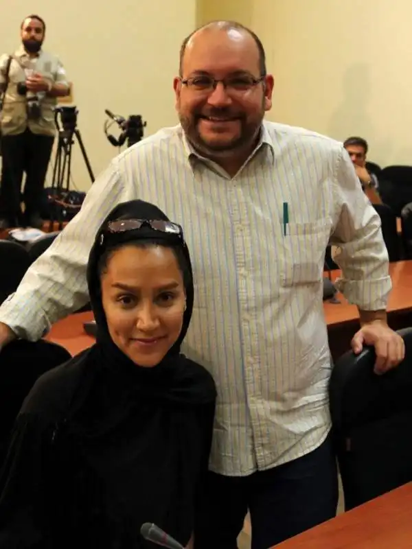 jason  rezaian con la moglie iraniana yeganeh salehi 