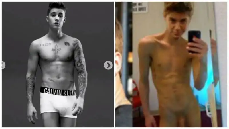 justin bieber nudo