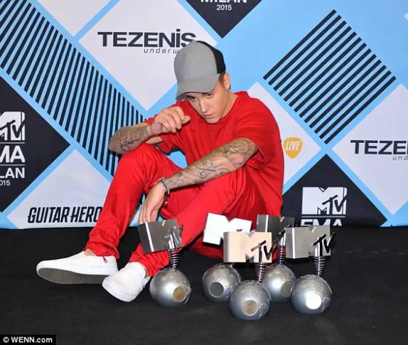 justin bieber premiatissimo