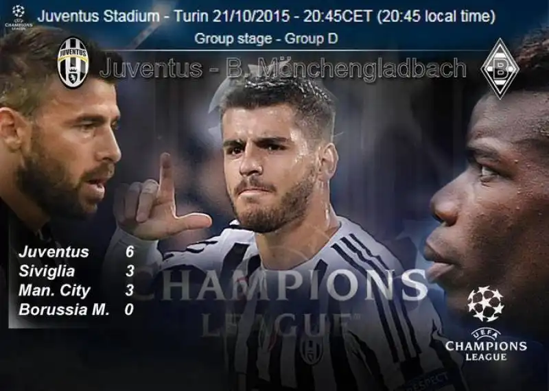 Juventus-Borussia Monchengladbach