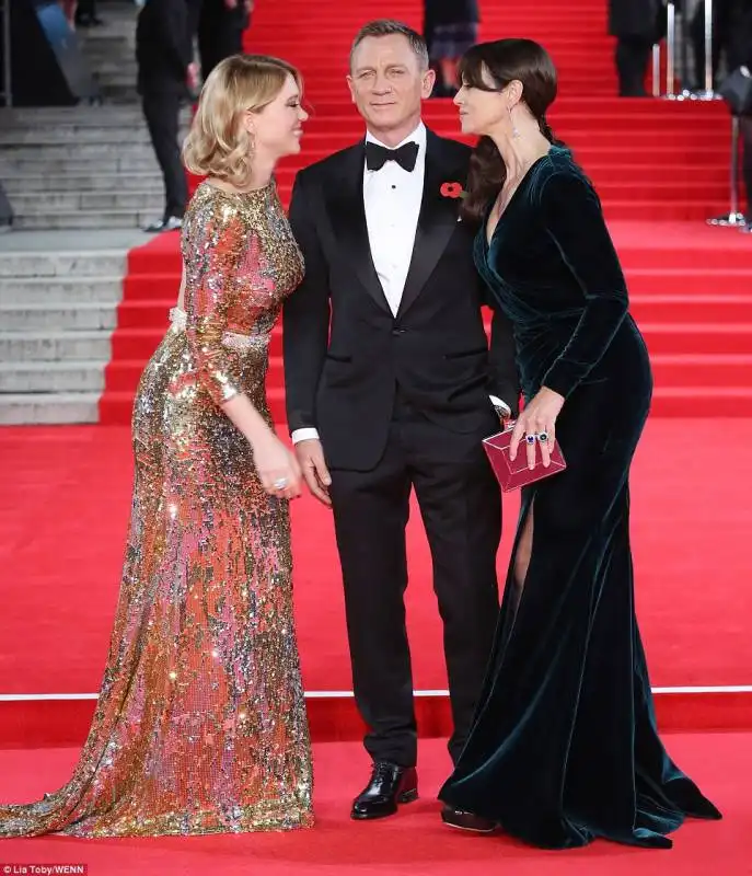 lea seydoux daniel craig e monica bellucci 3