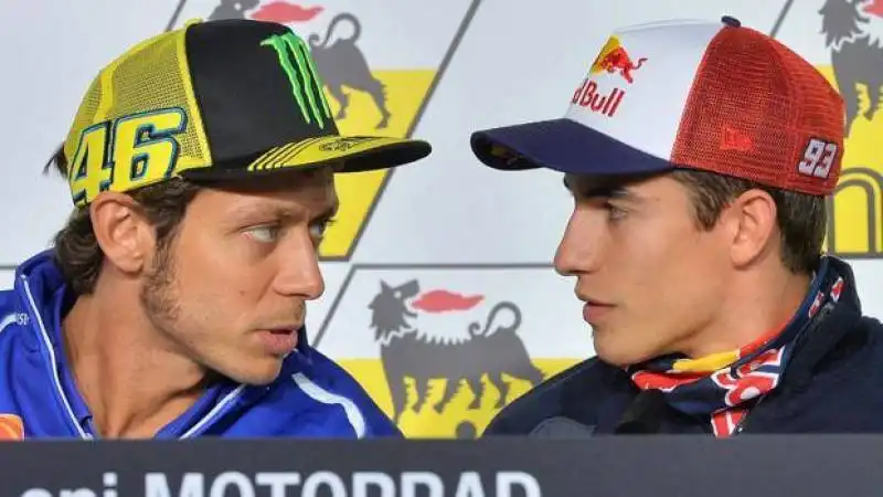 MARC MARQUEZ VALENTINO ROSSI