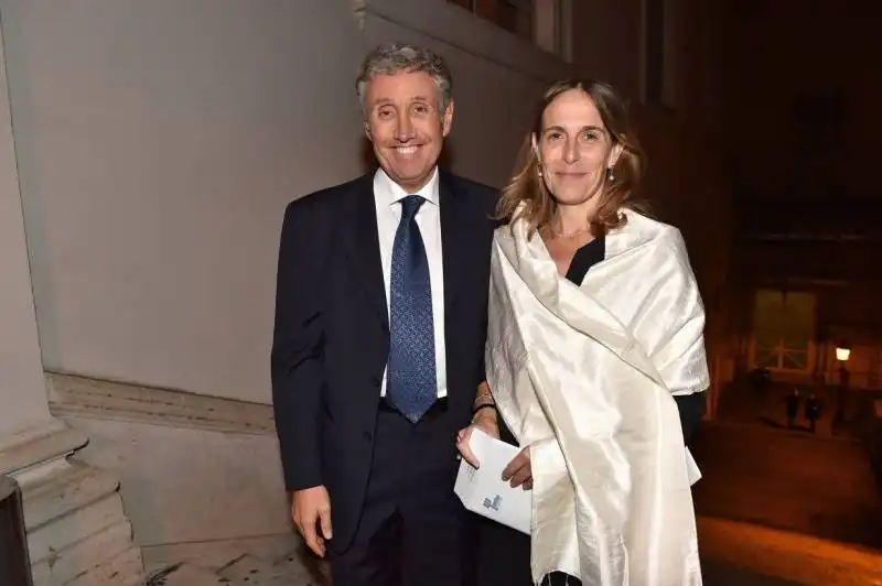 marco e sveva  lorenzoni invitati alla cena di gala