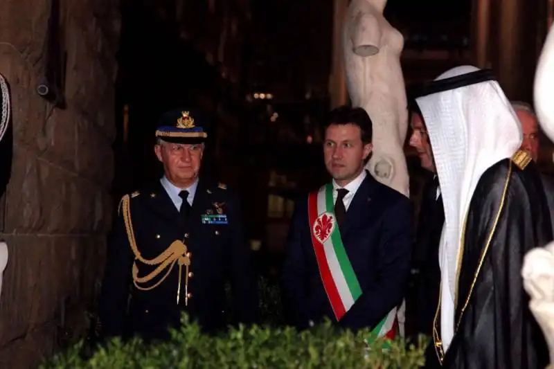 matteo renzi e mohammed bin zayed al nahyan a firenze  7