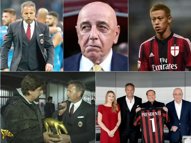 MILAN MIHAJLOVIC BERLUSCONI GALLIANI