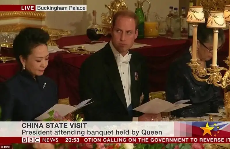 peng liyuan e il principe william