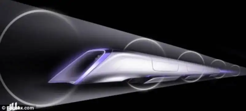 progetto di tubo hyperloop