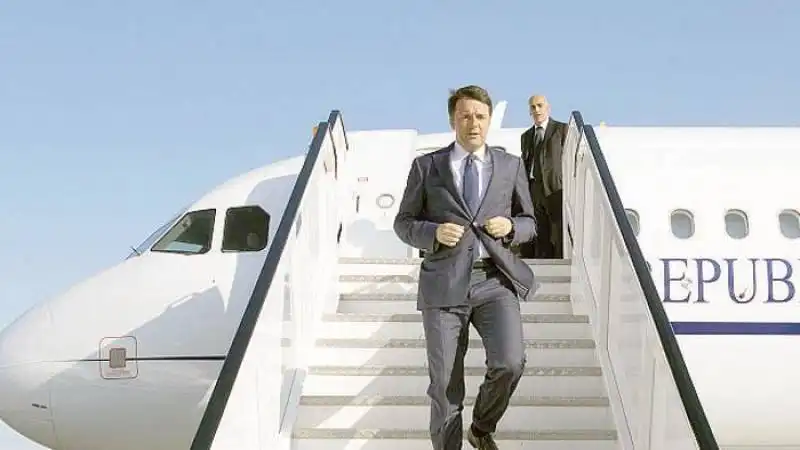 RENZI AEREO DI STATO   