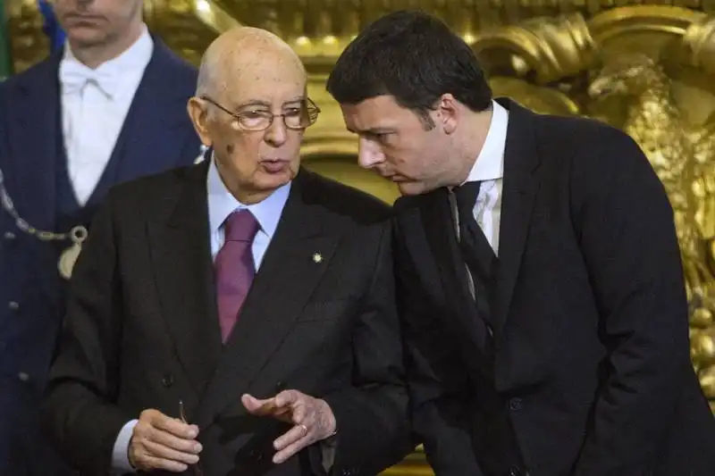 RENZI NAPOLITANO