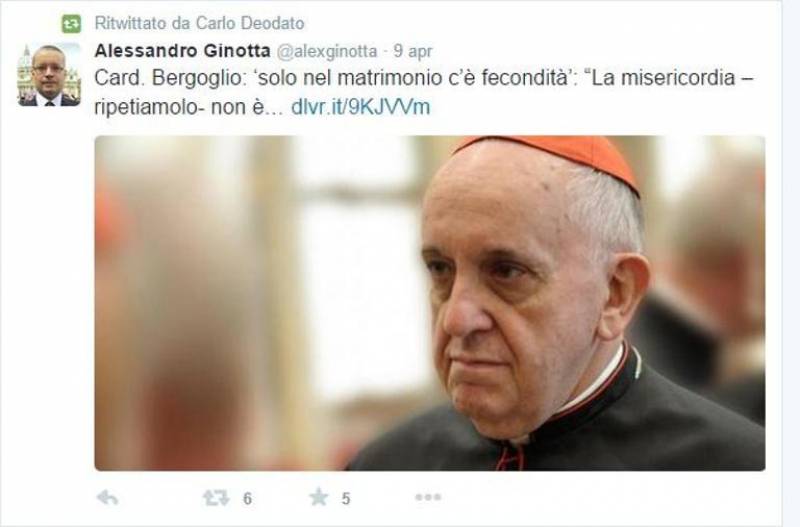 RETWEET DI CARLO DEODATO