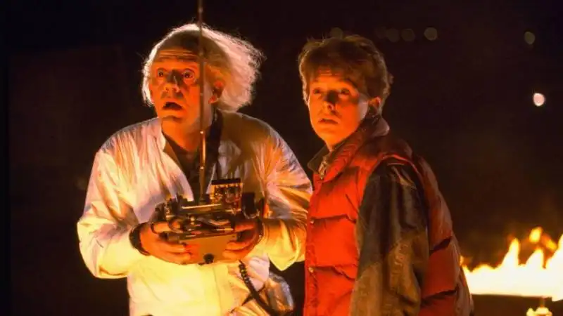 RITORNO AL FUTURO MICHAEL J FOX E CHRISTOPHER LLOYD