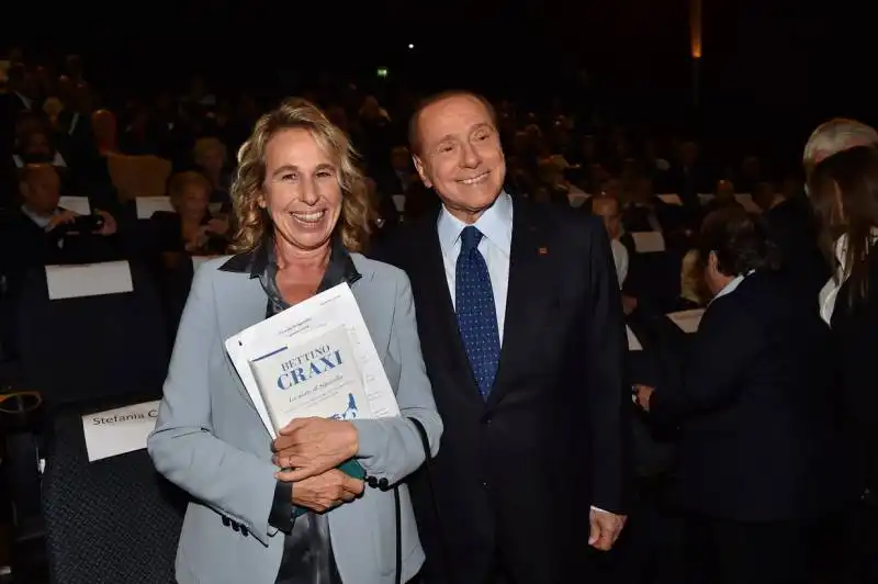 stefania craxi  silvio berlusconi