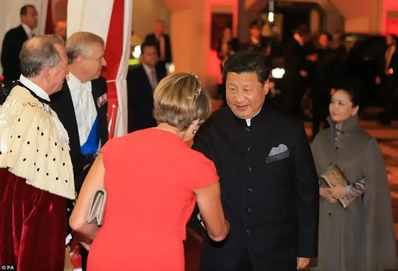 stretta di mano tra gilly yarrow e xi jinping