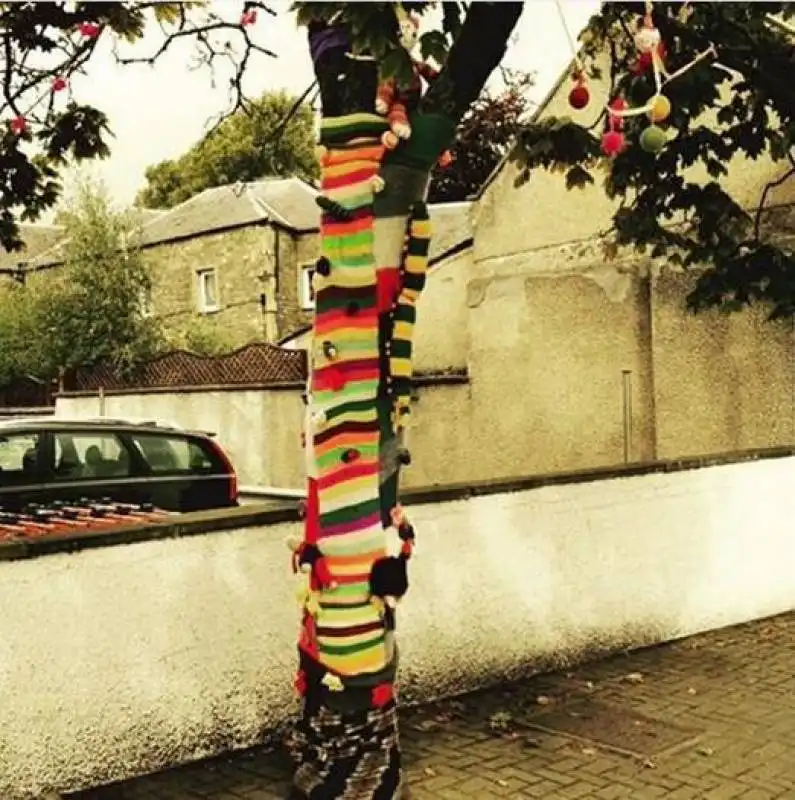 yarn bombing a selkirk   scozia  3