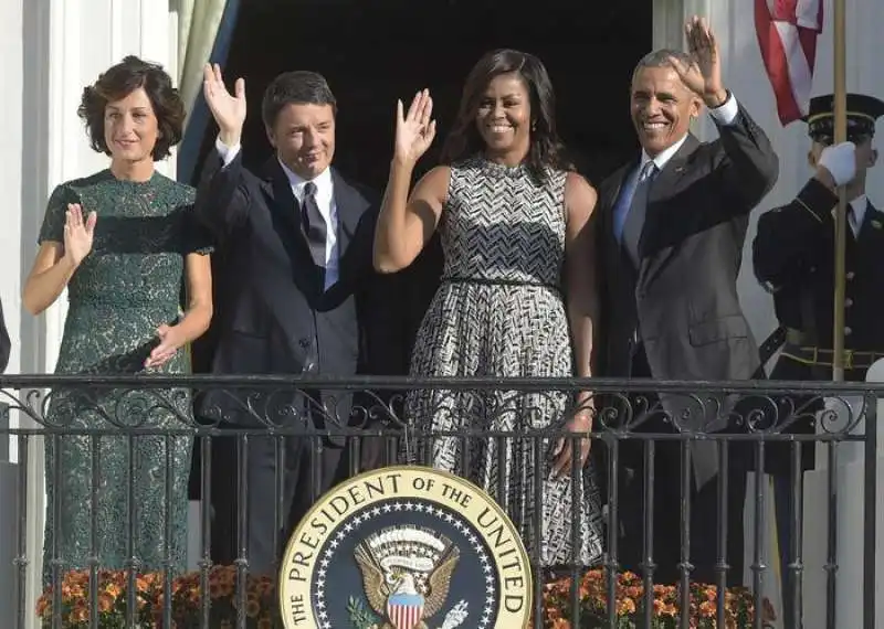 agnese landini   matteo renzi   michelle obama   barack obama