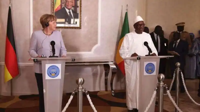 ANGELA MERKEL IN MALI