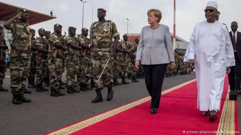 ANGELA MERKEL IN MALI