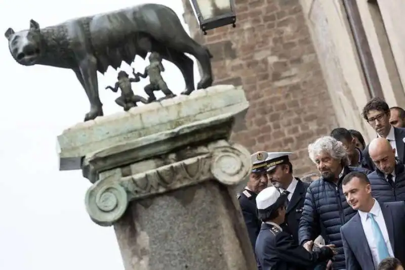 BEPPE GRILLO AL CAMPIDOGLIO   