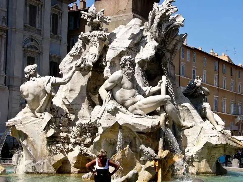 BERNINI FONTANA DEI QUATTRO FIUMI