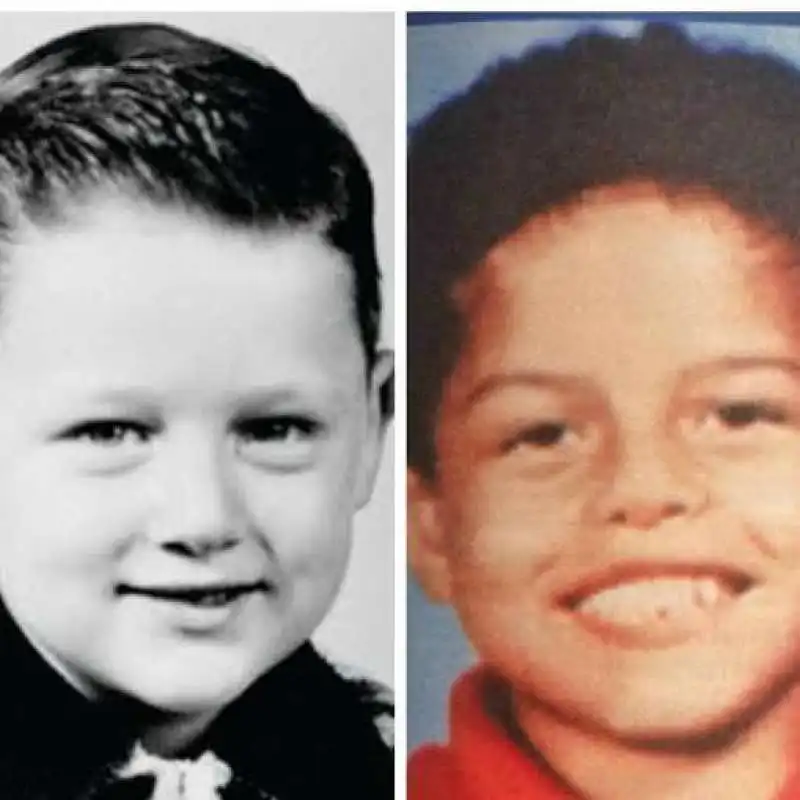 BILL CLINTON E DANNEY WILLIAMS DA BAMBINI