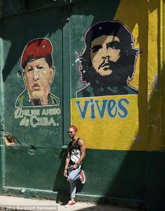 chavez e guevara nella capitale cubana