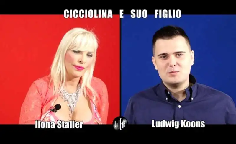 cicciolina ilona staller e il figlio ludwig koons