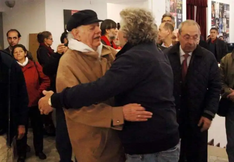 Dario Fo e Beppe Grillo   