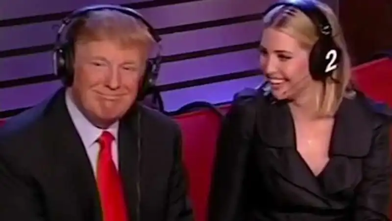 donald e ivanka trump in radio