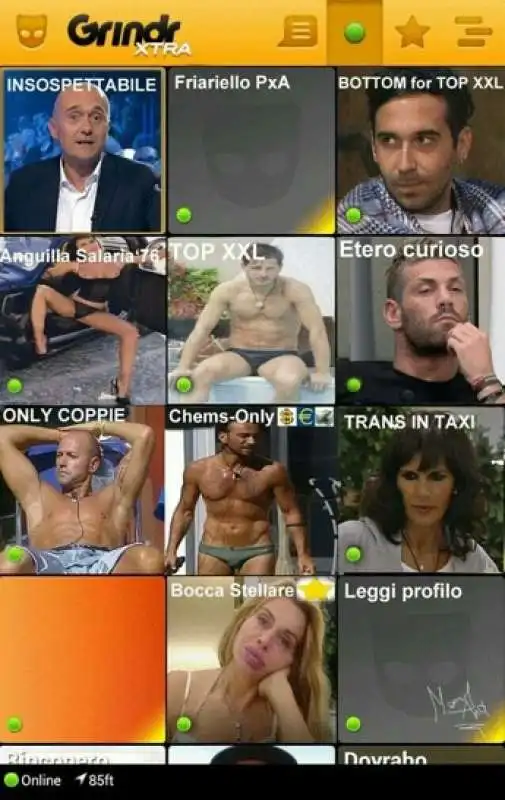 grindr grande fratello vip