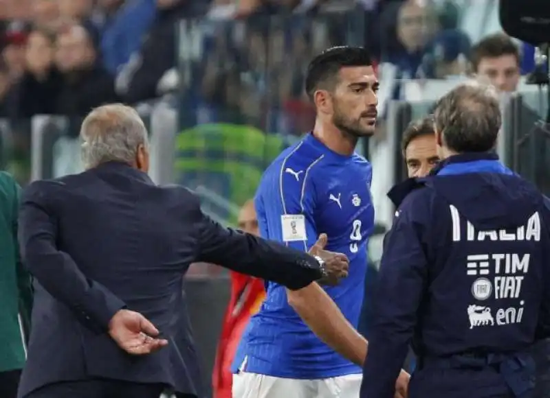 IL GESTO DI STIZZA DI GRAZIANO PELLE A VENTURA