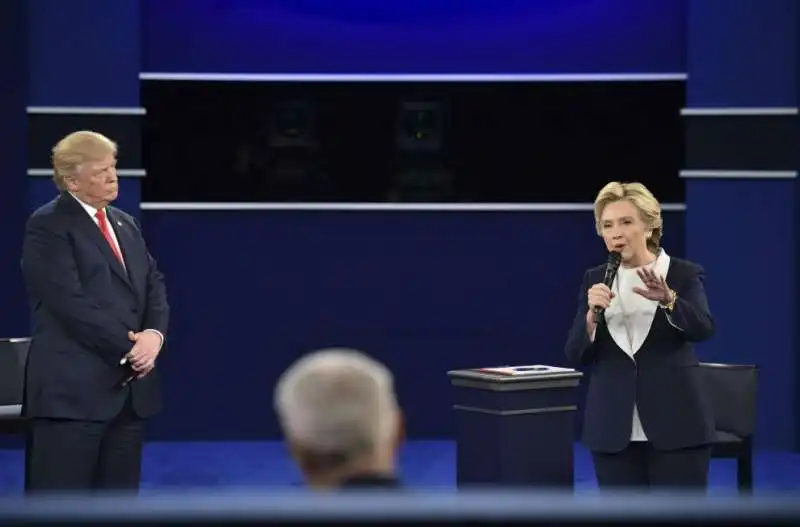 il secondo confronto tv tra trump e hillary clinton