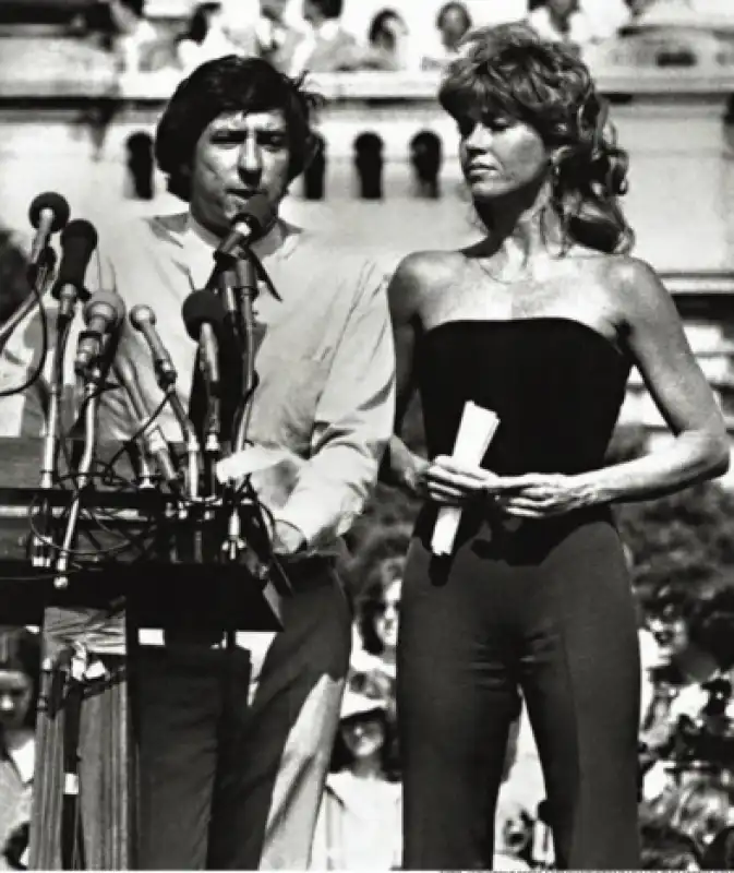 JANE FONDA TOM HAYDEN