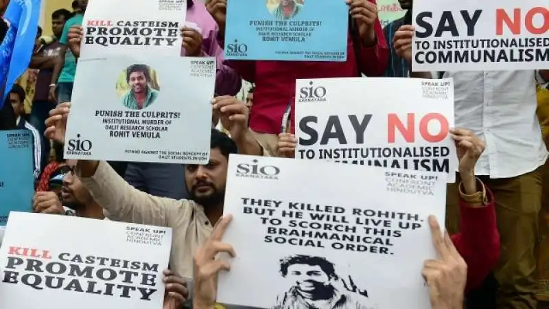 LA PROTESTA DEI PARIA DALIT IN INDIA  