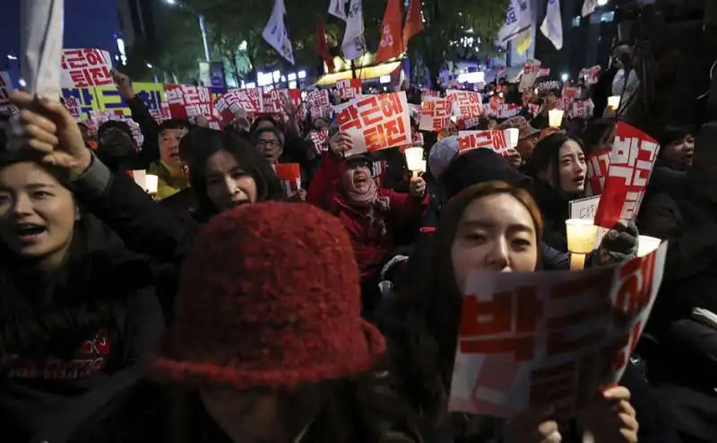 manifestazioni corea