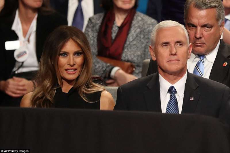 melania trump e mike pence