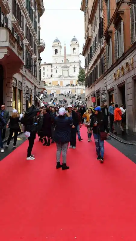 red carpet via condotti