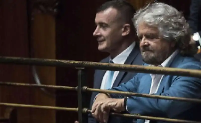 ROCCO CASALINO E BEPPE GRILLO 